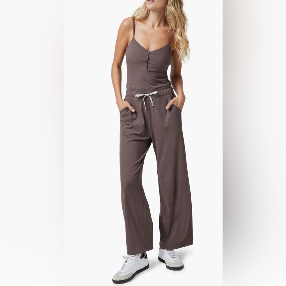 Vuori Brown Jumpsuit